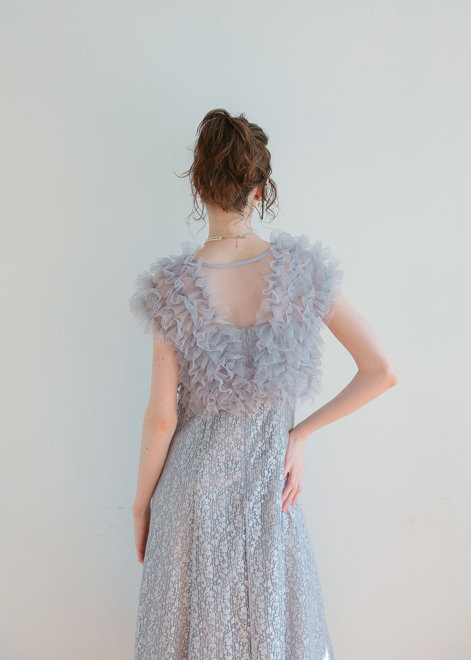 フリルボレロセットレースドレス|DorryDoll