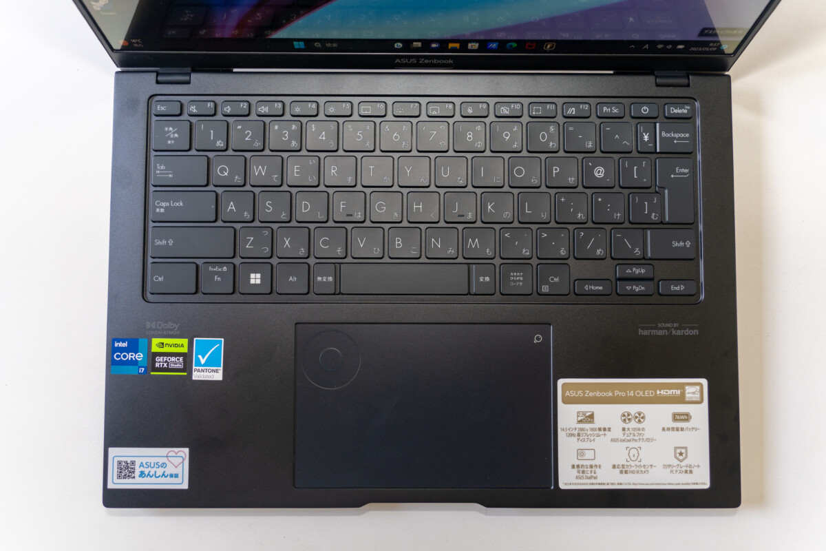 DialPad搭載でクリエイティブ向けの「ASUS Zenbook Pro 14 OLED
