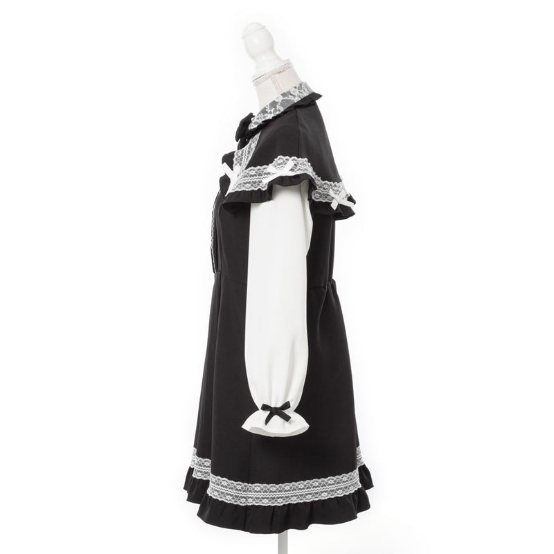 ポンチョ風袖切替ワンピース – レディースファッション通販の夢展望