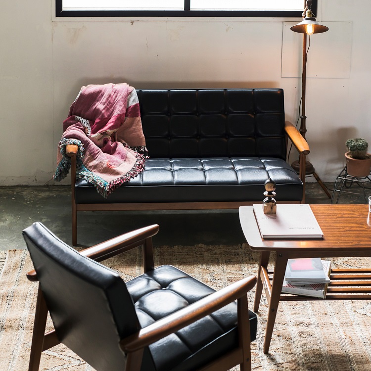 野の花子＊カリモク コロニアル シングルソファ肘掛 椅子1人掛け3脚