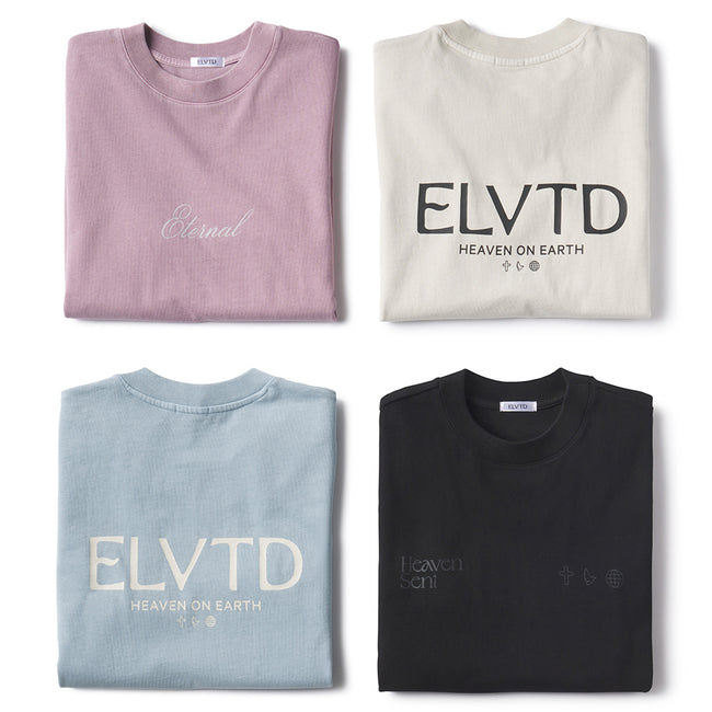 Heaven Sent Heavyweight Tee - Nightfall | Premium Streetwear | ELVTD