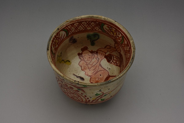 深見文紀 No.059007 黒漫画織部ぐい呑 | えにし庵