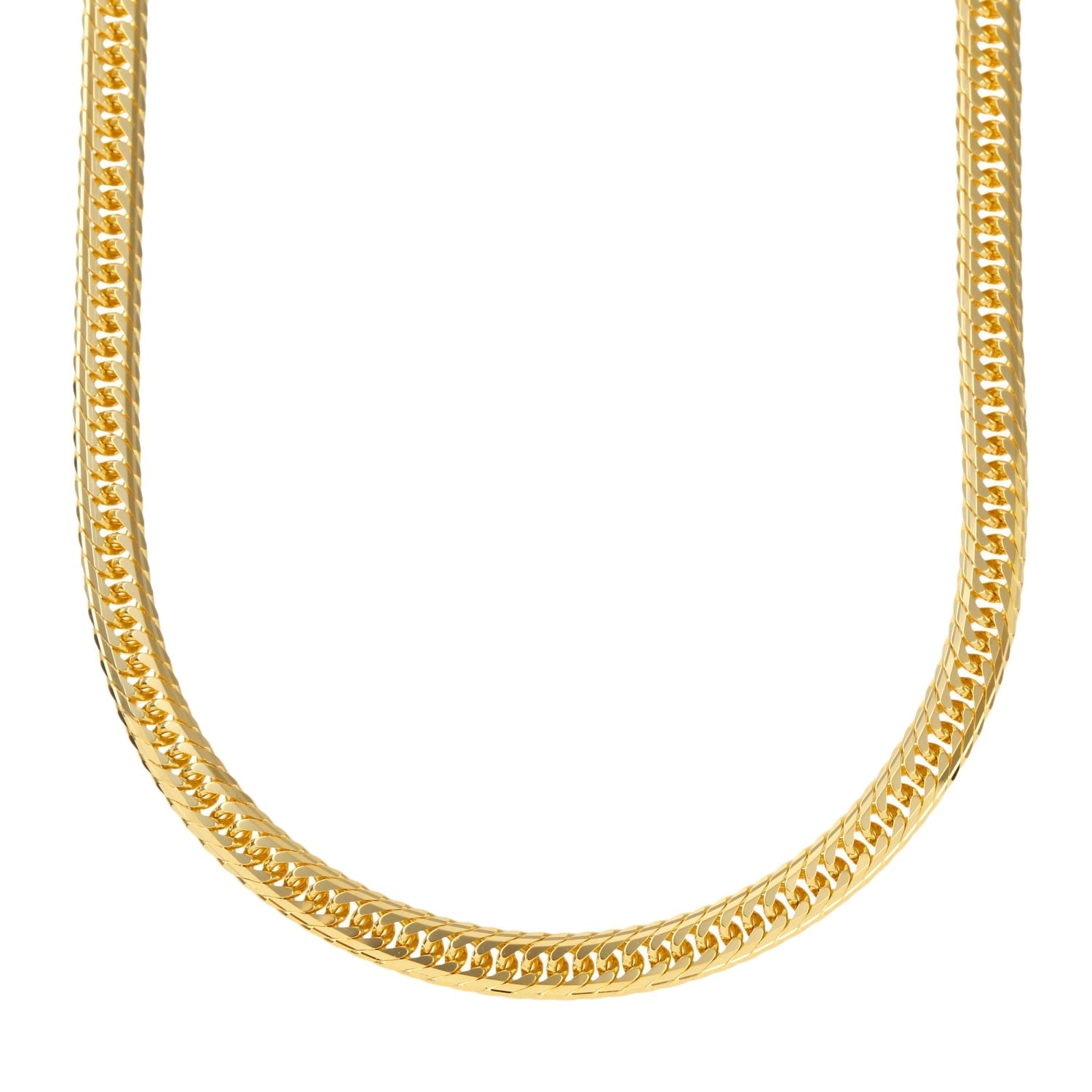 18金ネックレス K18 14面 Mカットトリプル 喜平チェーン 30g 50cm 中