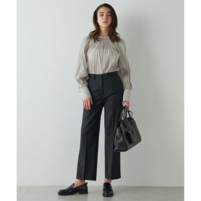 Whim Gazette(ウィム ガゼット)のコットンシルクテシボリブラウス通販