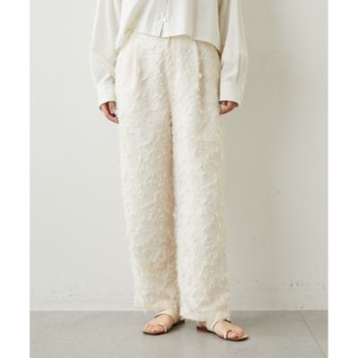 Whim Gazette(ウィム ガゼット)の【THE PAUSE】カットジャガードパンツ