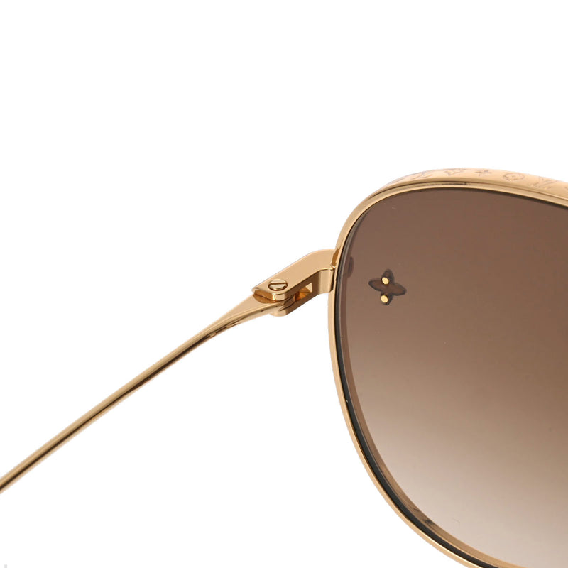 ルイヴィトンLVパイロット ティアドロップ グラデーションブラウン