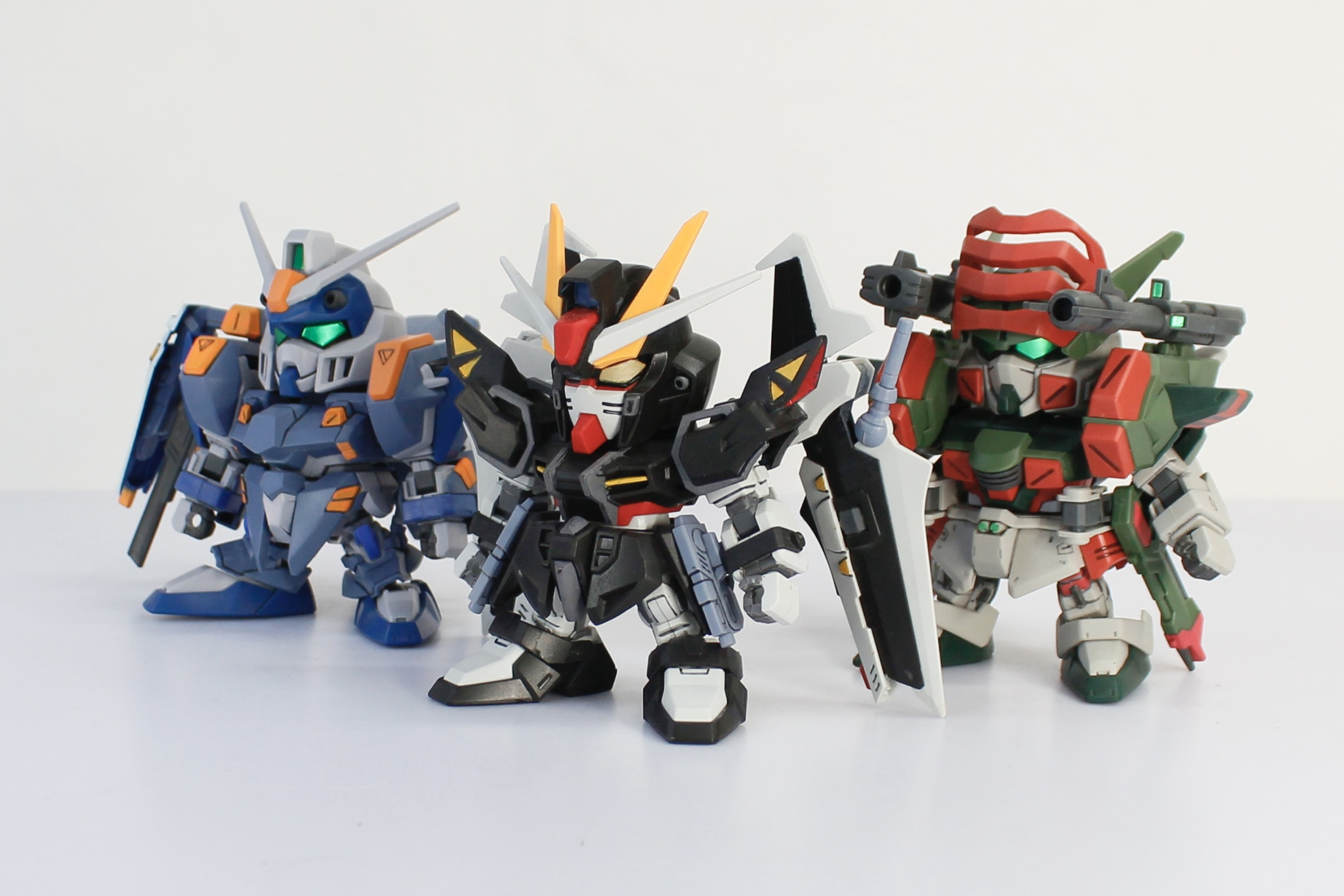 SDガンダム ストライクノワール ヴェルデバスター ブルデュエル｜Asian