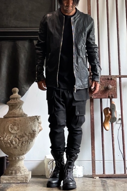 12311-41487. HORSE LEATHER NO COLLAR ZIP/F MOTO #2 LINED JB-4. 91N