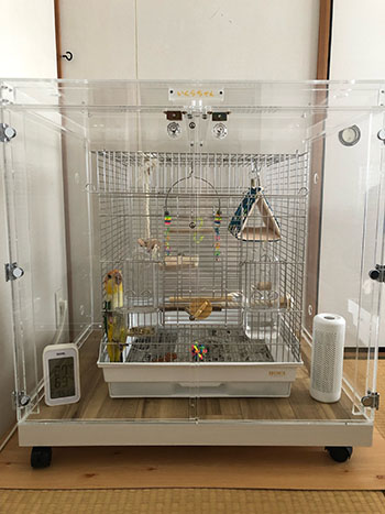 micchel鳥かごアクリルケースアクリル保温ケース防音ケース micchel