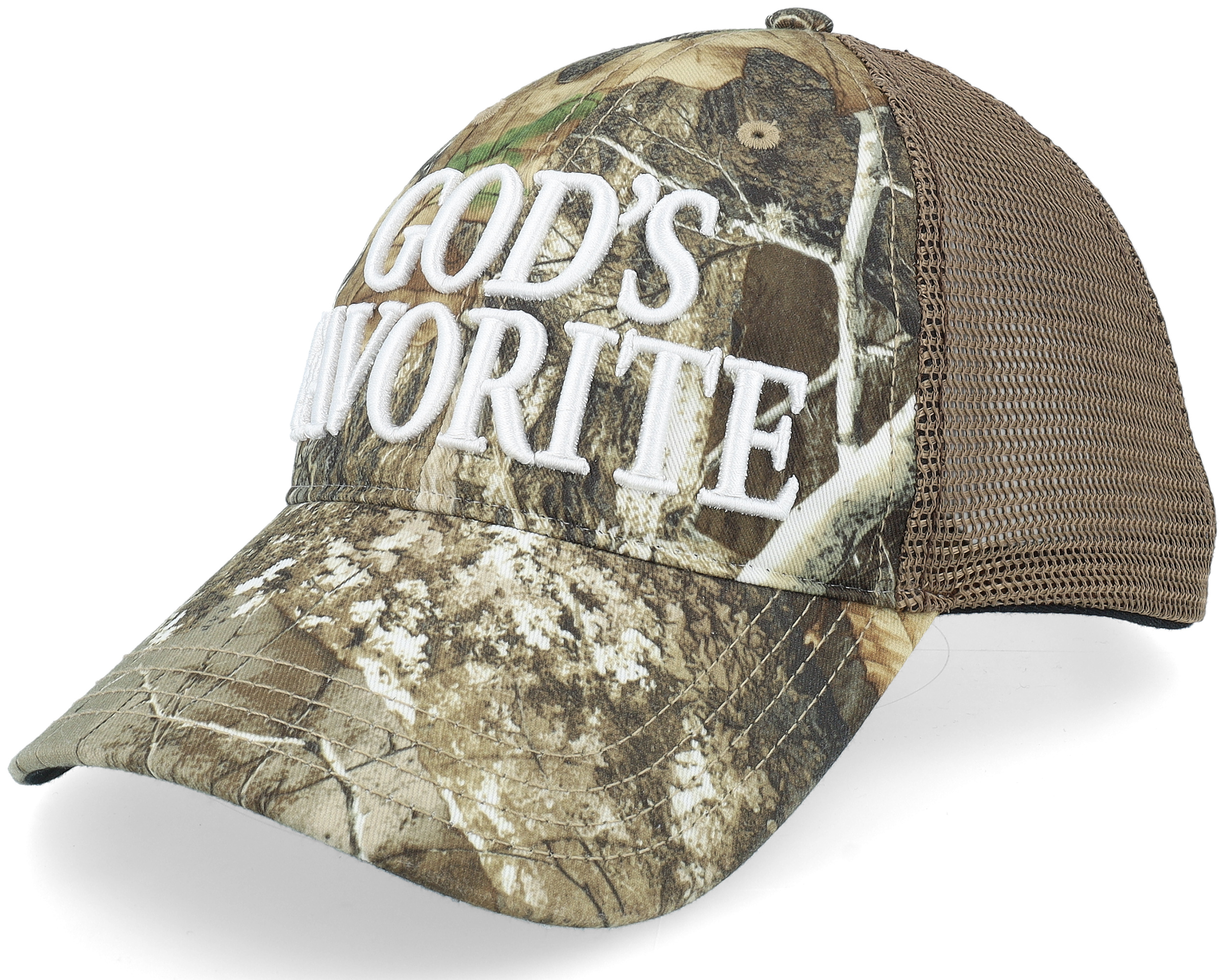 God's Favorite Realtree Edge/Brown Trucker | Hatstore.ae