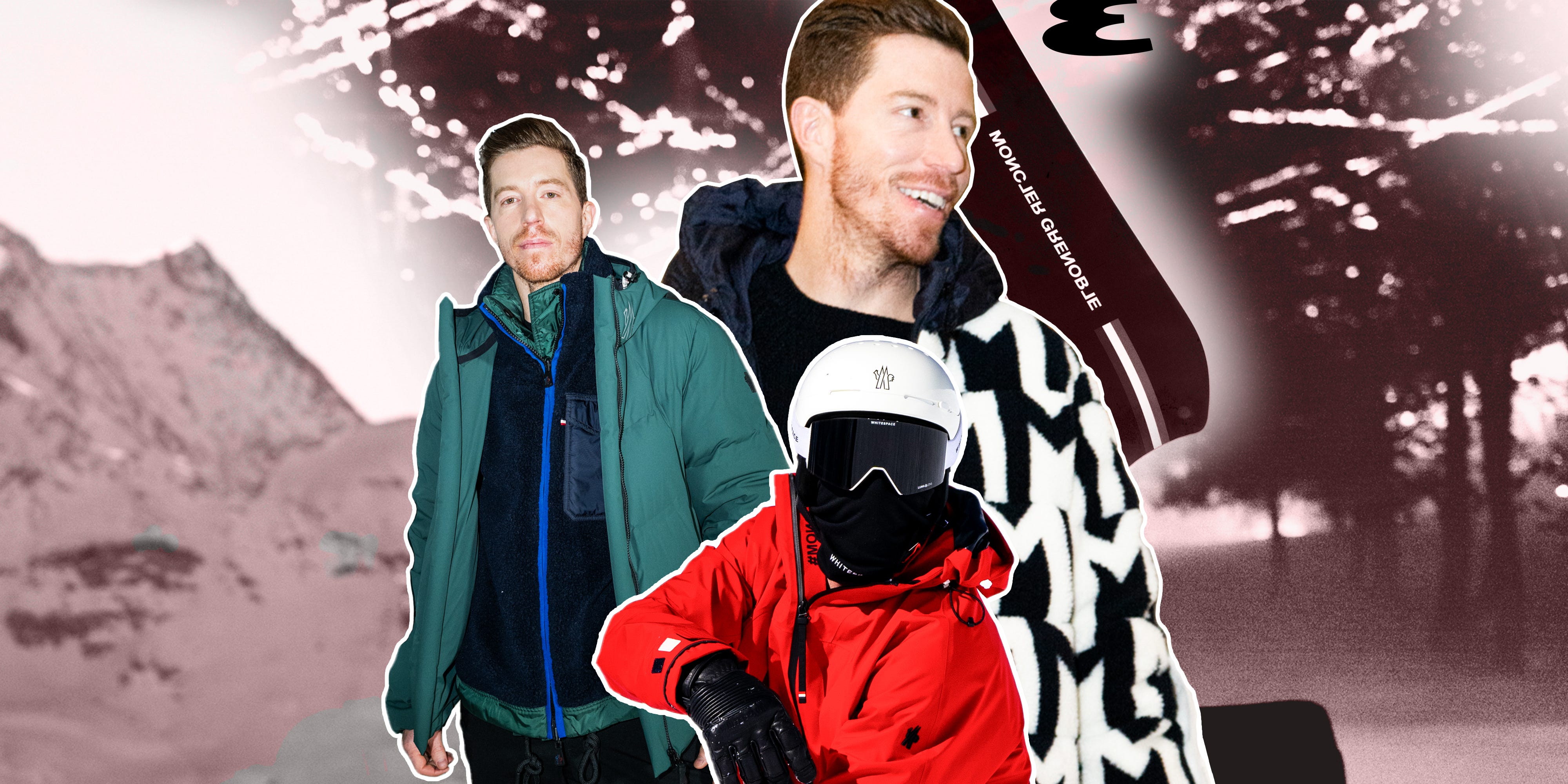 ショーン・ホワイト x モンクレールによる雪上のランウェイ