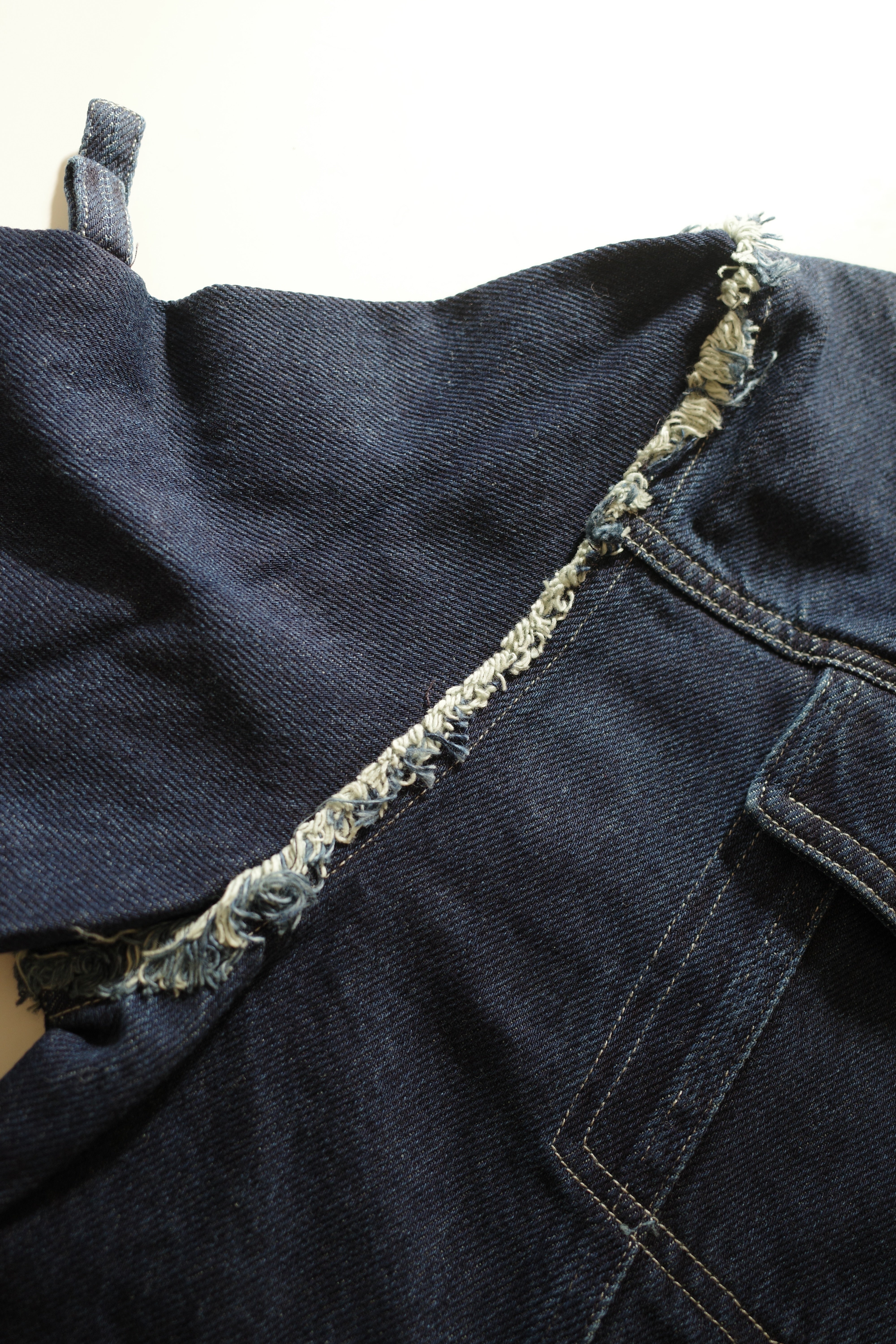 ribbon denim jacket – hjerte