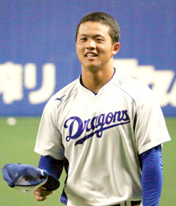 中日ドラゴンズ 石橋康太 ユニフォーム L 中日リハビリ中の石橋康太