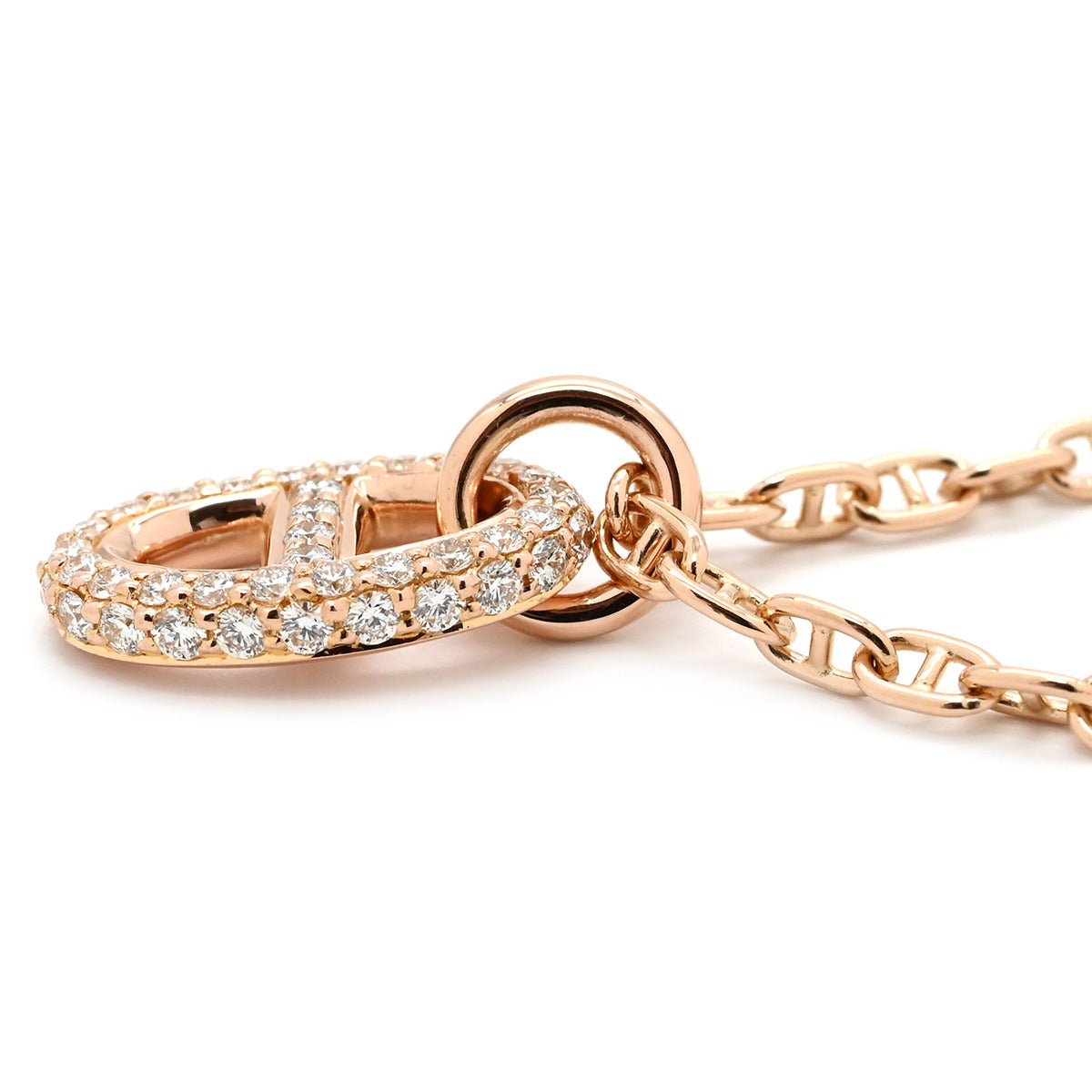 エルメス HERMES ファランドール PM ペンダント H221303B ピンク