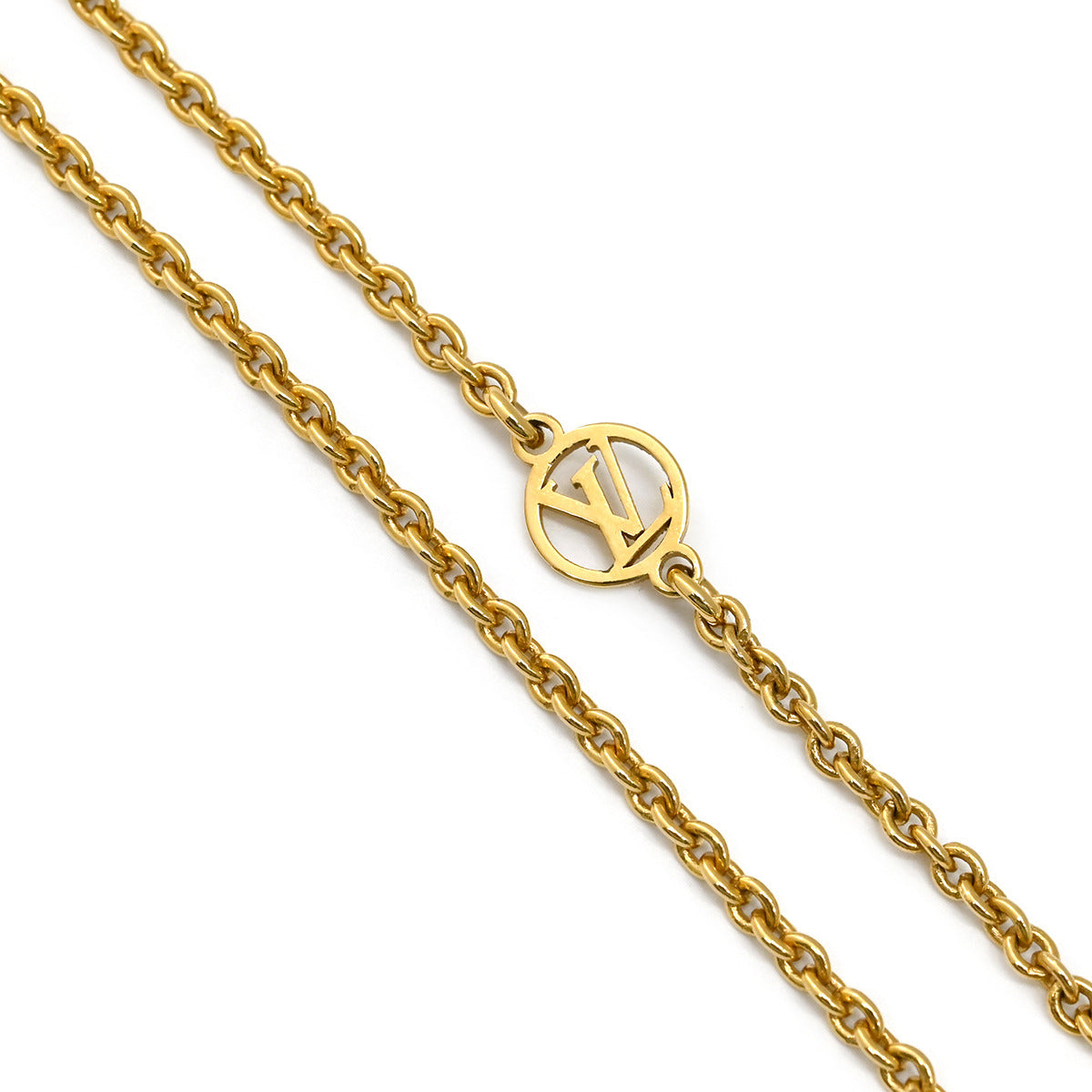 ルイヴィトン LOUIS VUITTON エッセンシャル V M00857 ゴールド GP