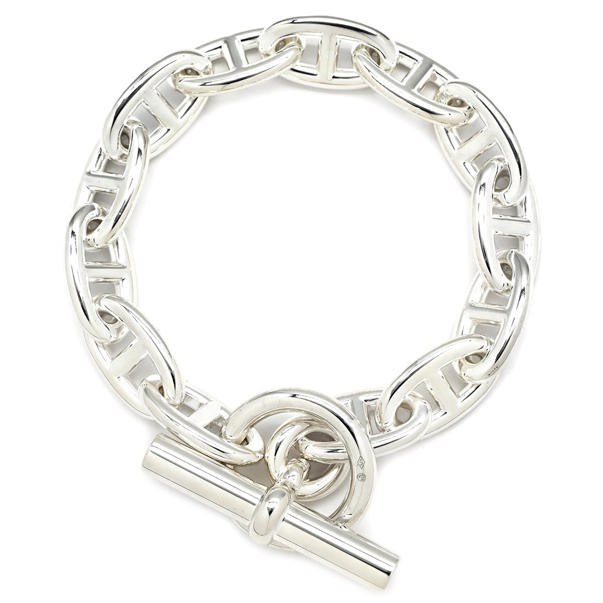 エルメス HERMES シェーヌダンクル GM シルバー シルバー925