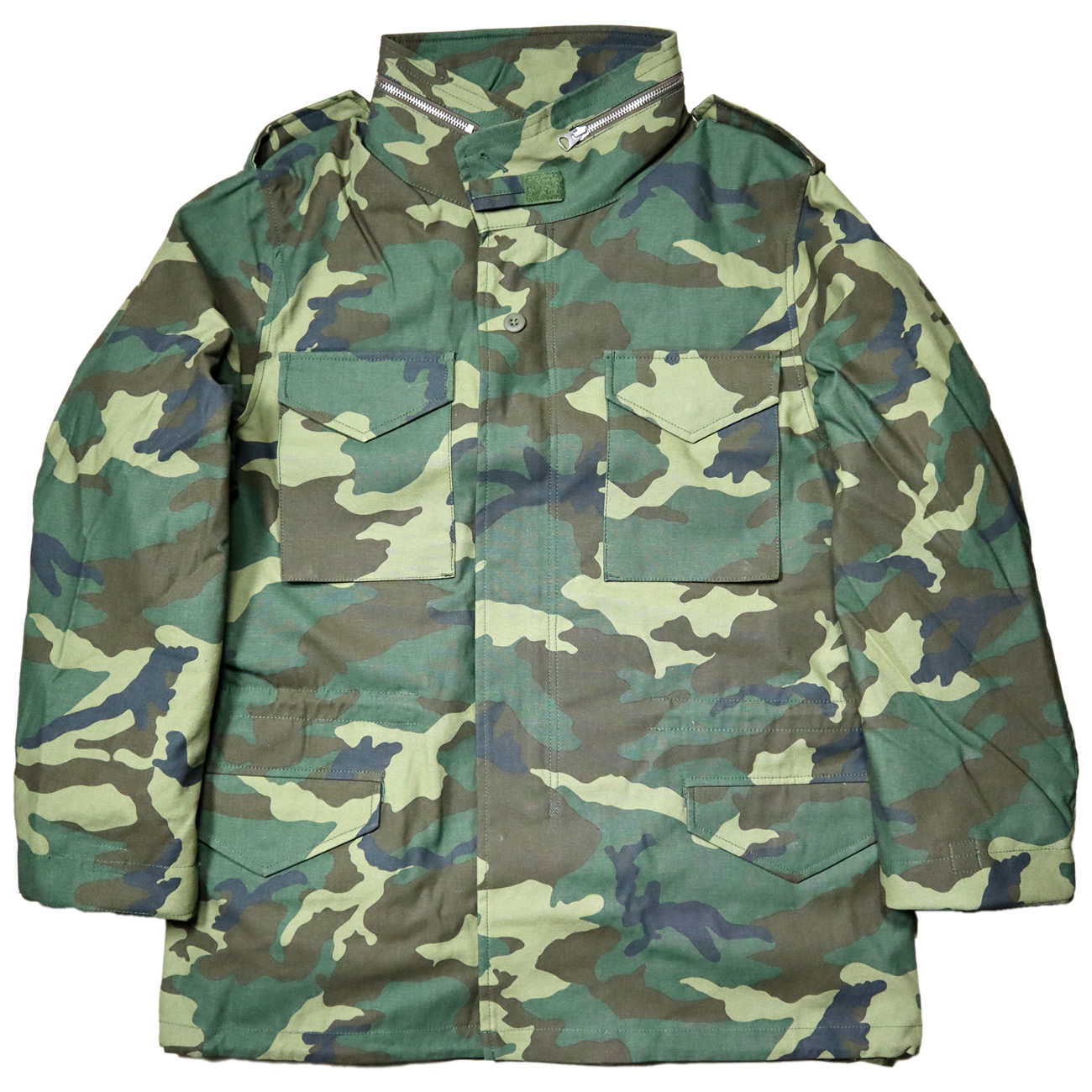 ヒューストン」の大定番『M-65フィールドジャケット』に、カモ柄タイプ