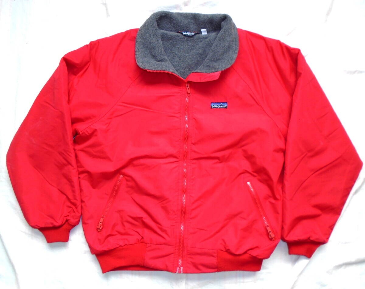 Vintage 80s Patagonia Size 13/14 Fleece Lined Shelled Synchilla