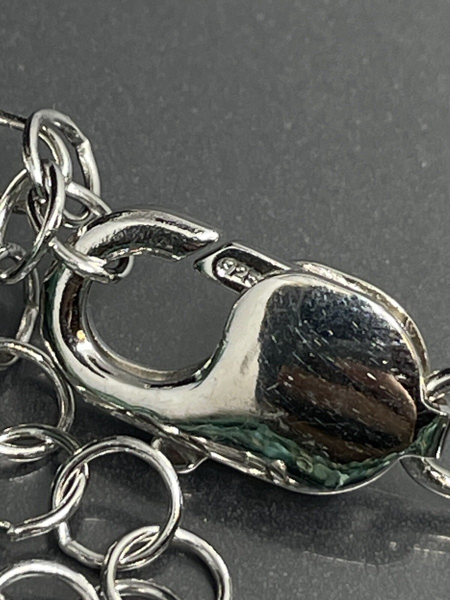 DK Sterling 925 8 Strand Turquoise Chip Beaded Layered Chunky