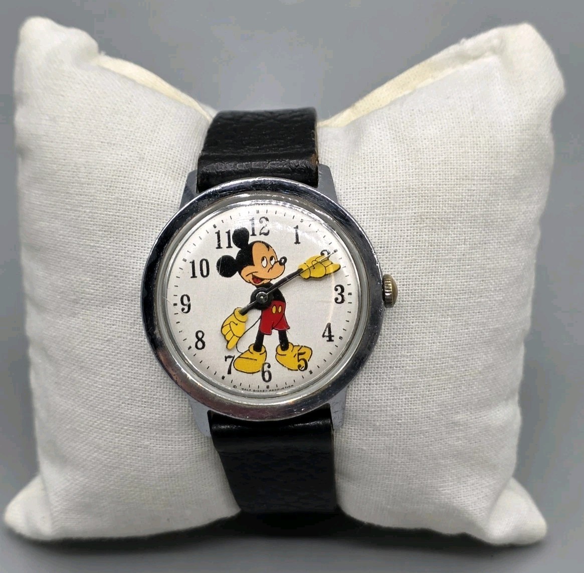 VTG 1971 Timex Walt Disney Mickey Mouse Rotating Arms Mechanical