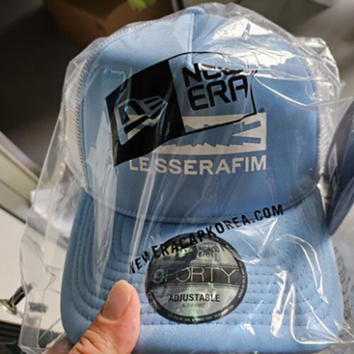 LE SSERAFIM x New Era Authentic Sponge A-Frame Trucker Ball Cap