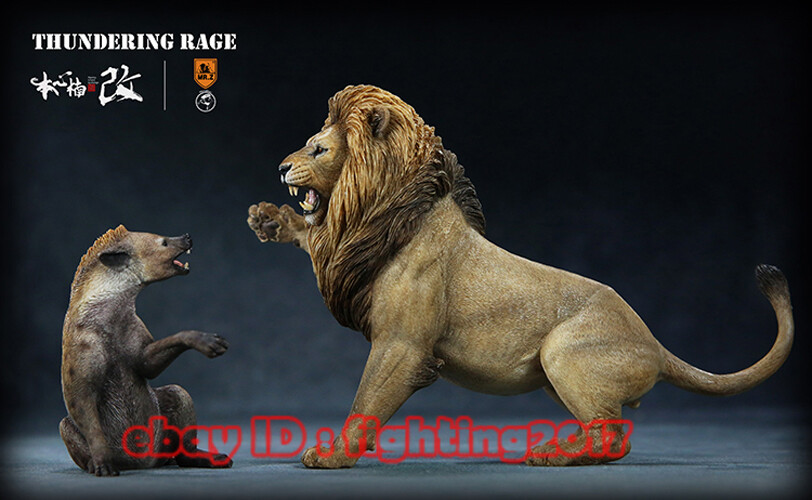 MR.Z *SUNNY TOYS 1/12 Thundering Rage African lion VS Spotted