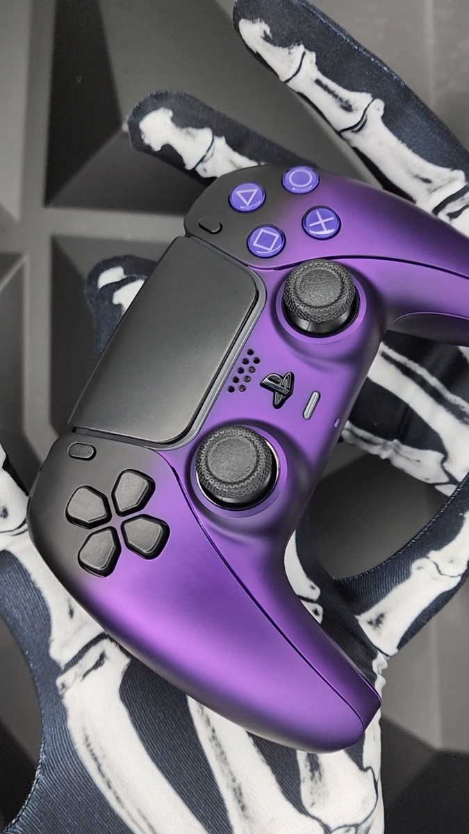 Purple Haze PS5 Controller Killscreen Pro DualSense Black Clicky
