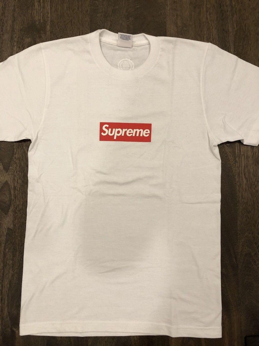Supreme 20th Anniversary Box Logo SS14 Tee T-shirt White Small