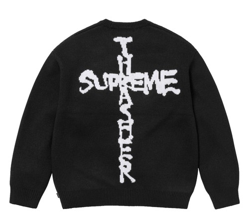 L)Supreme Terry Small Box Sweater 24FW Black | eBay
