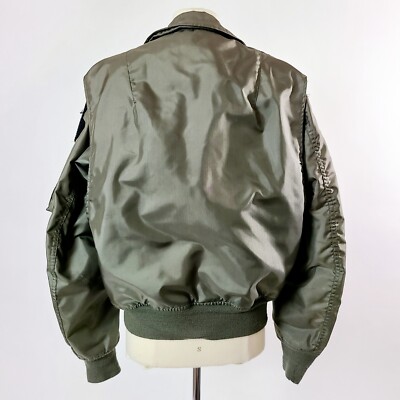 VTG 80s Alpha Industries Military Summer Flyers Jacket CWU-36/p L