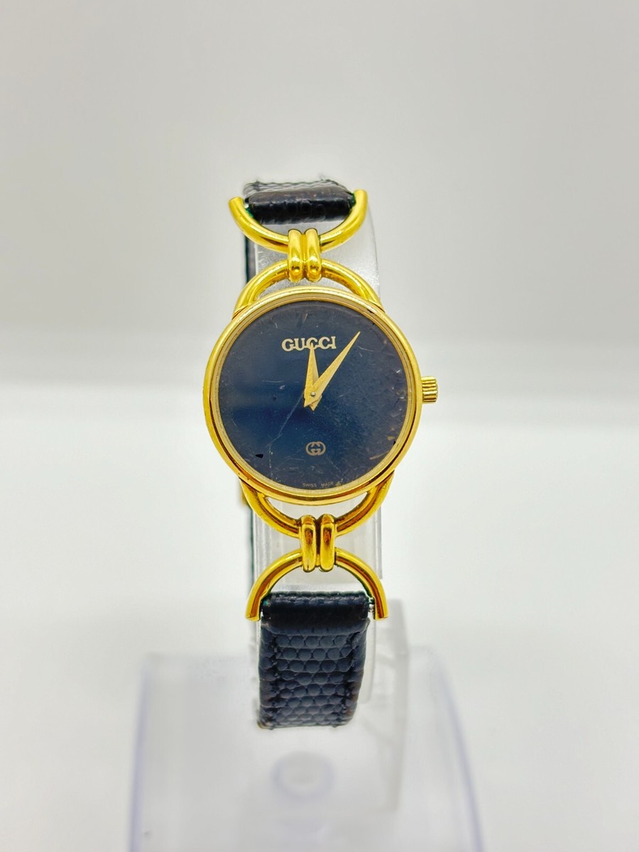 GUCCI 6000L Quartz Case size 23mm for Woman Vintage Watch Used