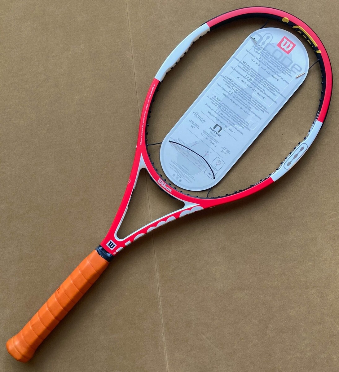 Wilson nCode Six One 6.1 Tour 90 Roger Federer Pro Staff Tennis