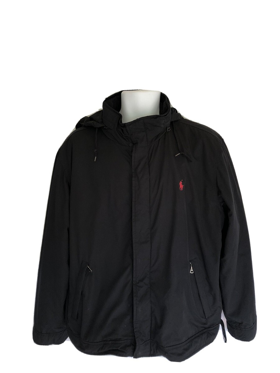 Men's Polo Ralph Lauren Full Zip/ Snap Button Windbreaker Fleece