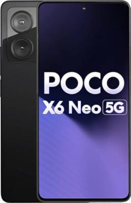 POCO X6 Neo 5G (Astral Black, 12GB RAM, 256GB Storage