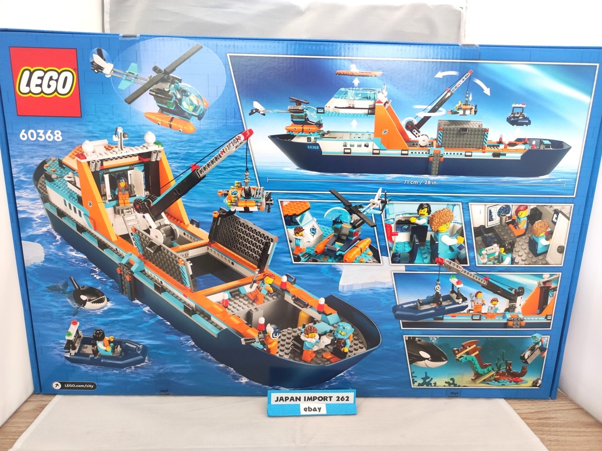 LEGO City 60368 Arctic Exploration Ship Toy Building Blocks | eBay