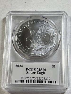 2024 Silver Eagle PCGS Ultra Label MS 70 | eBay