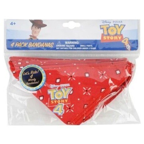 Toy Story Woody Bandanas Party Favors, 4 Pack | eBay