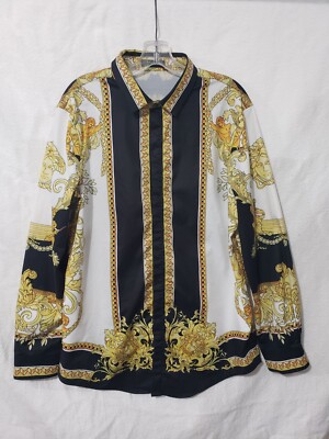 Gianni Versace A85177 Men's/Unisex Medusa Renaissance Cotton Shirt