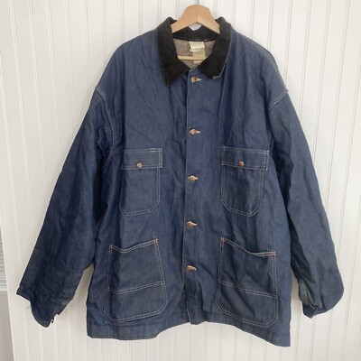 Vintage Big Mac JC Penney Sanforized Denim Chore Coat Jacket