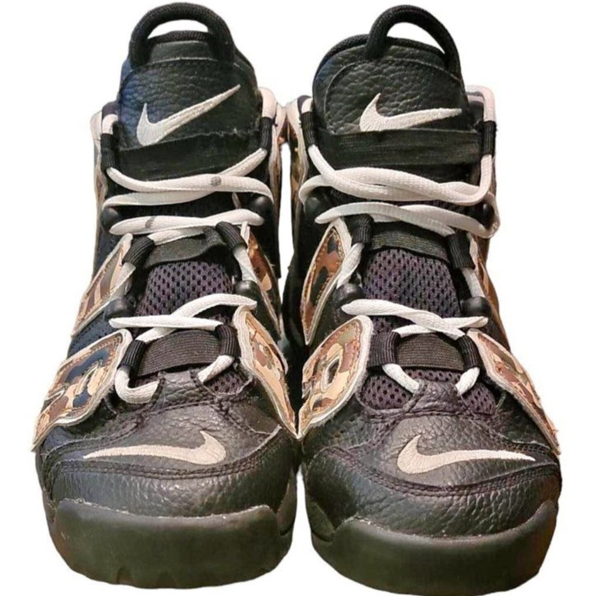 Size 7y- Nike Air More Uptempo QS Black Camo 2019 CJ 0930-001 | eBay