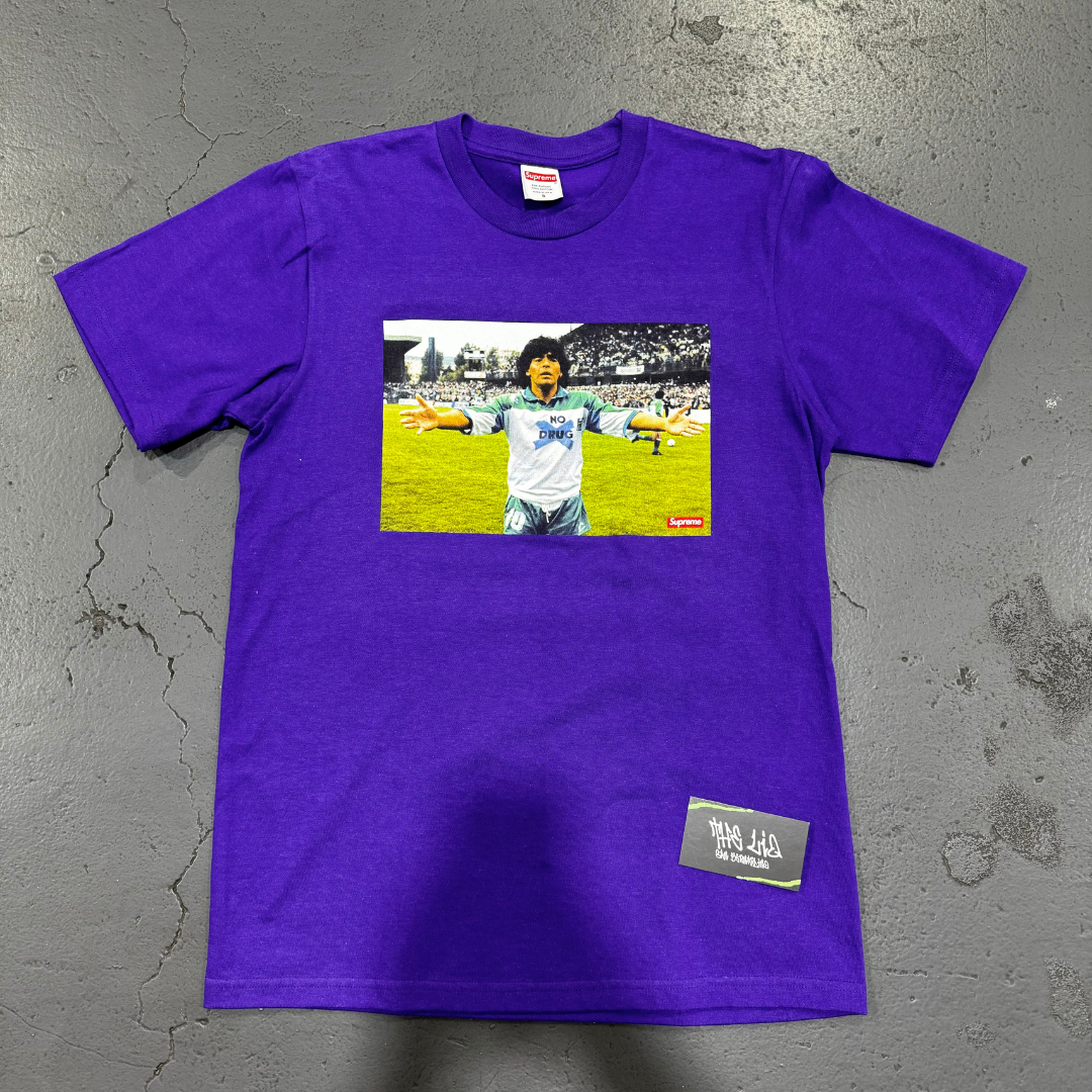 Supreme Maradona Tee (Purple) | eBay