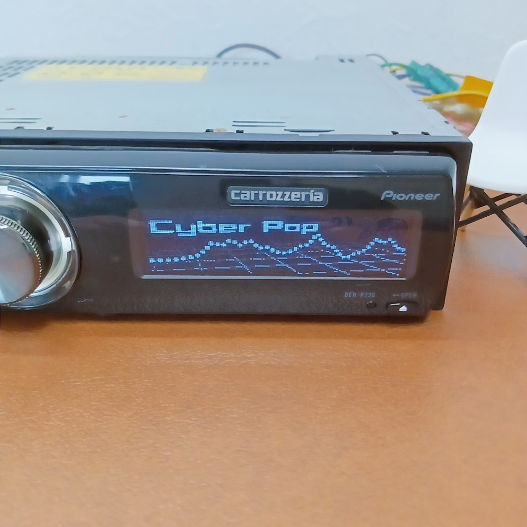 Pioneer Carrozzeria DEH-P730 1DIN Car Audio CD Tuner DSP Used