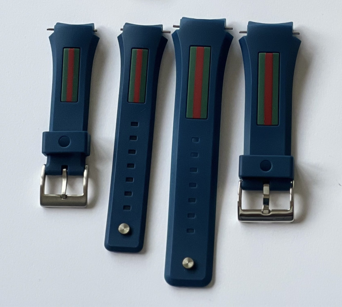 Replacement for Gucci SYNC XXL rubber watchband strap Blue