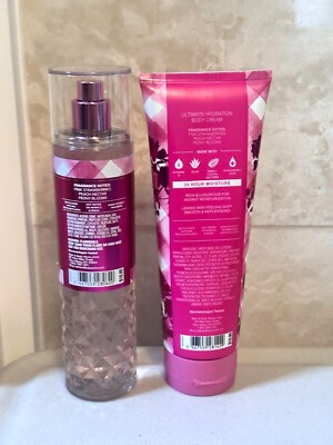 BATH & BODY WORKS GINGHAM GORGEOUS FRAGRANCE MIST BODY CREAM PICK