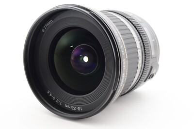 Canon EF-S 10-22mm F/3.5-4.5 USM SLR Zoom Lens w/ hood From Japan