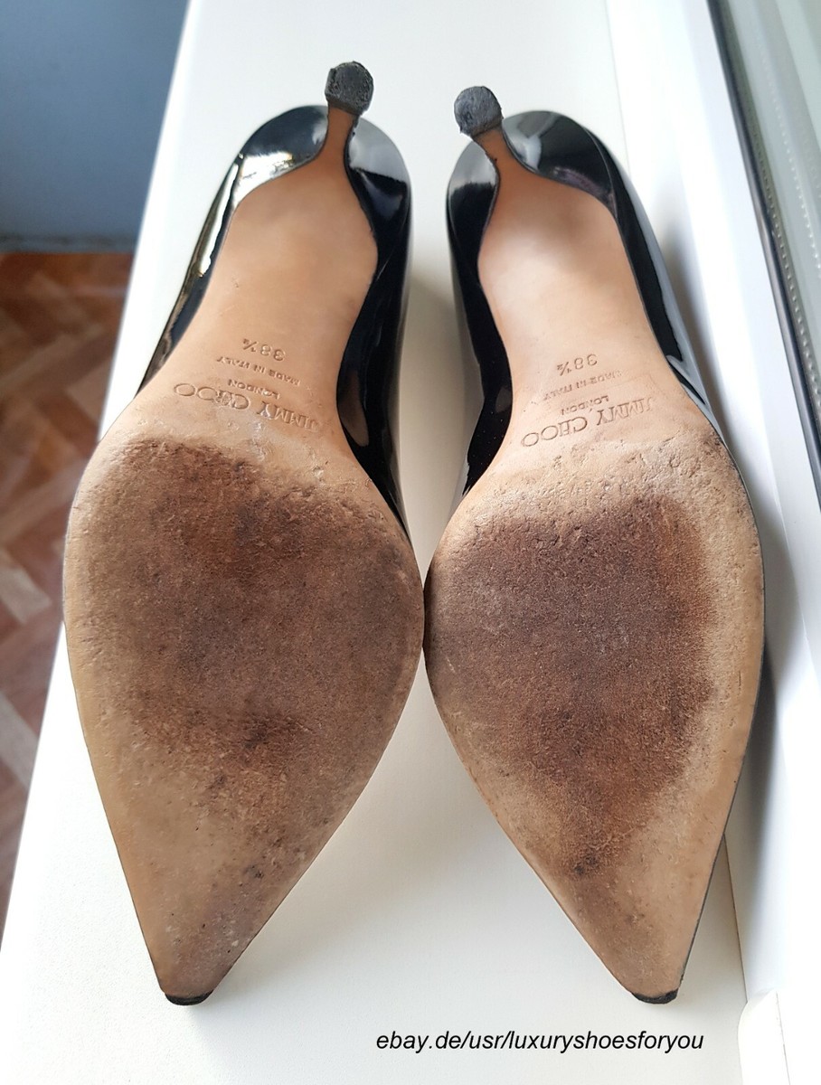 JIMMY CHOO Agnes Black Patent Leather Pumps gr. 38.5 | eBay