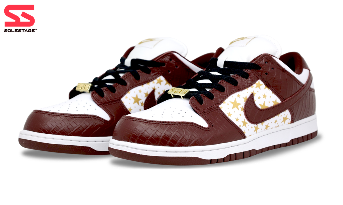 Nike SB Dunk Low x Supreme Stars Barkroot Brown (DH3228-103) Men's