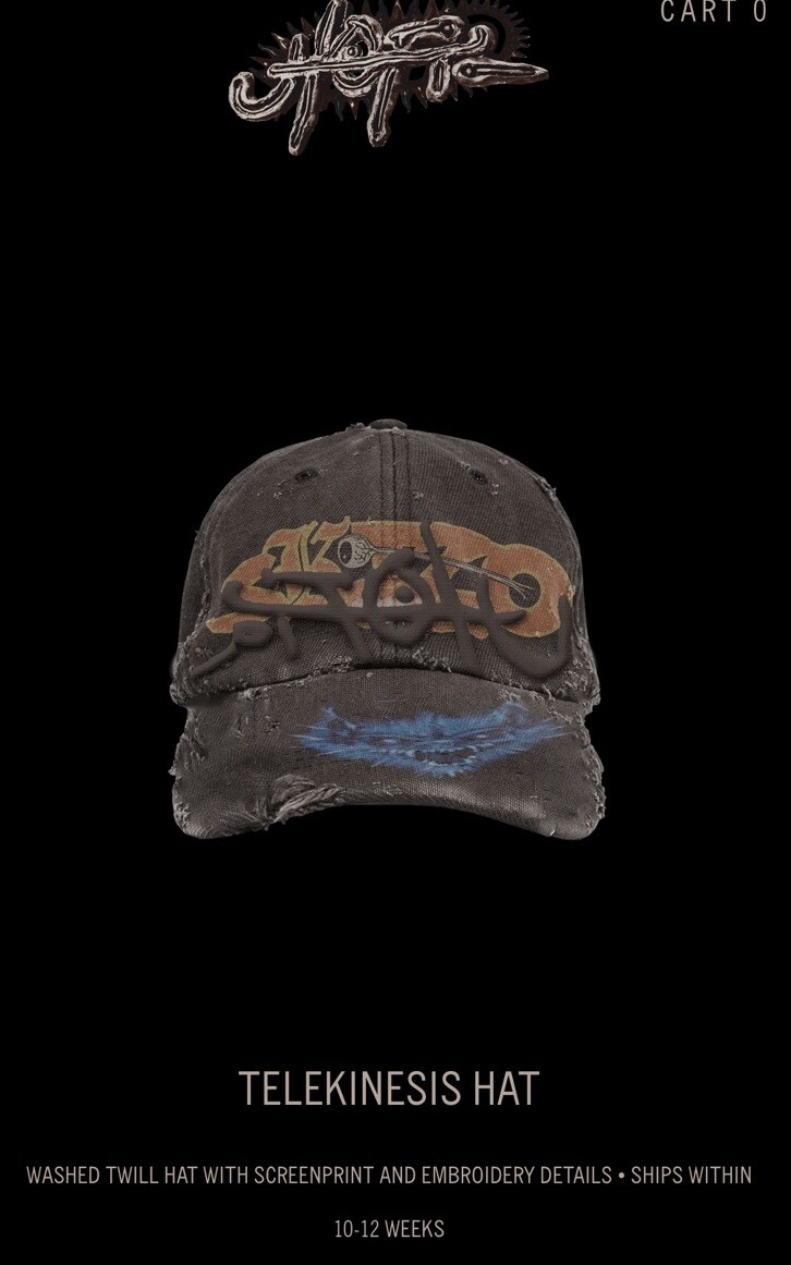 Travis Scott Telekinesis Hat Utopia Rare Sold Out Cactus Jack One