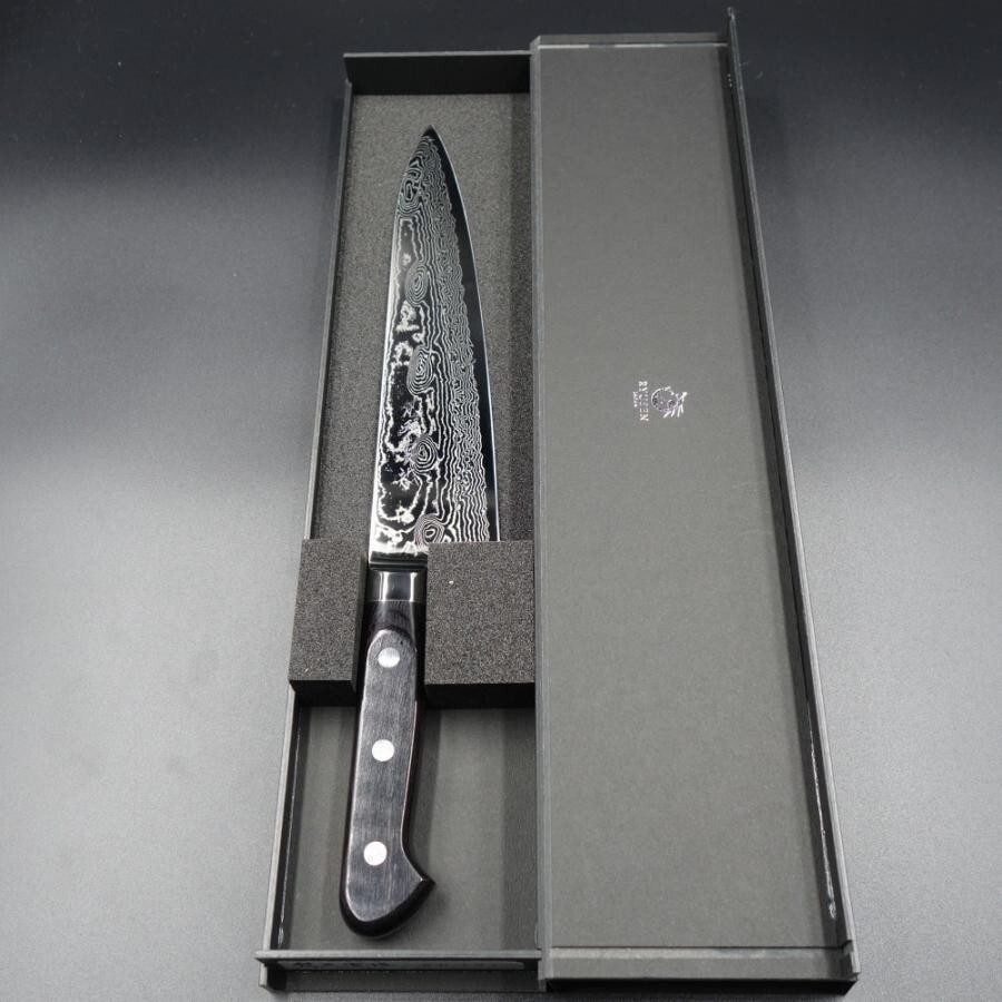 Ryusen Hamono Bonten Unryu Damascus Gyuto Japanese Kitchen Knife