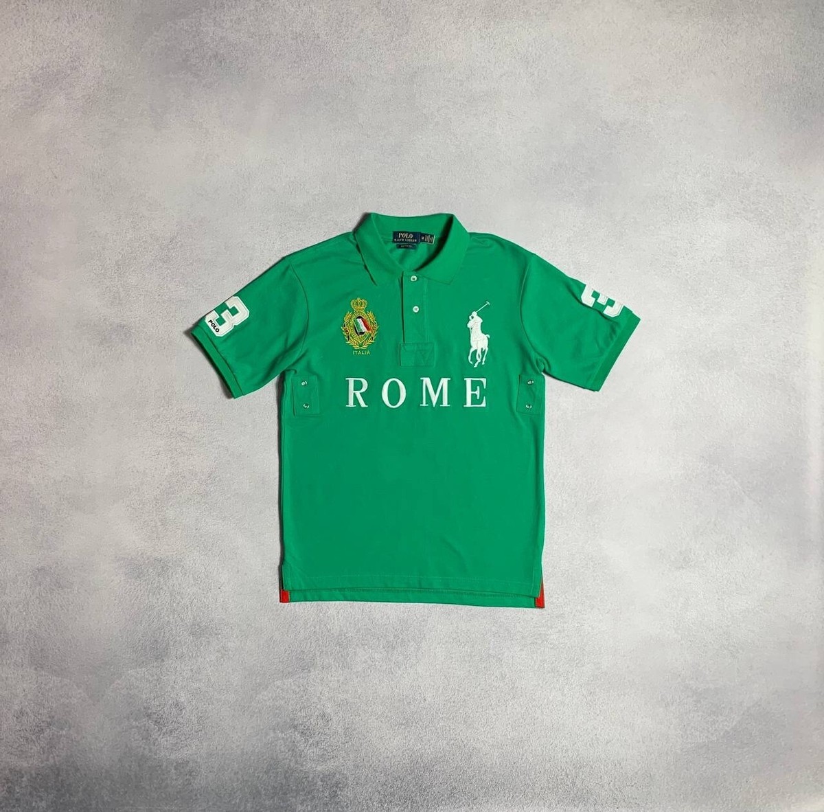 Polo Ralph Lauren Polo T-Shirt Rome Italy #3 Big Pony Luxury PRL